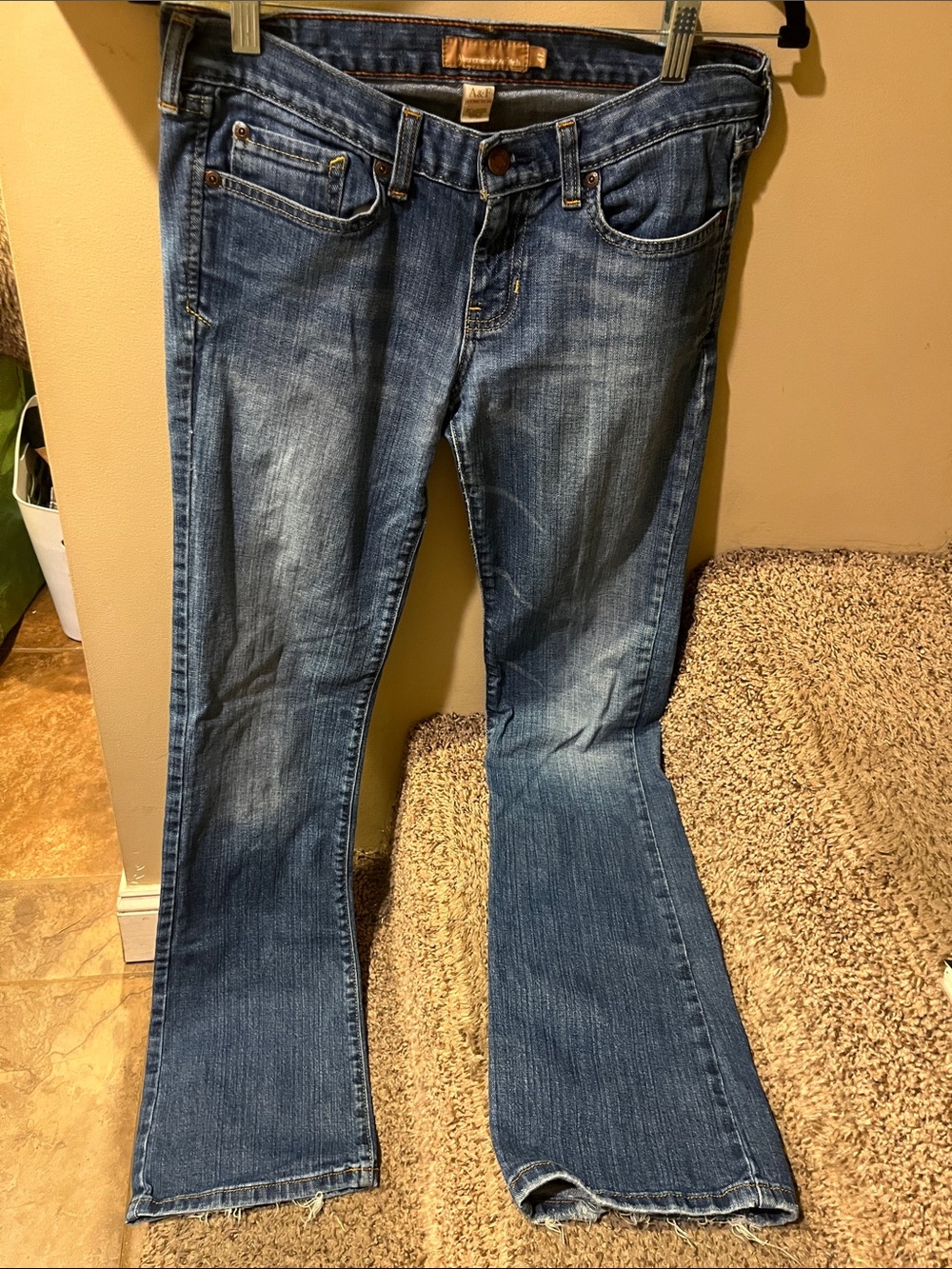 Mid 2000’s Abercrombie & Fitch Blue Boot-Cut Jeans